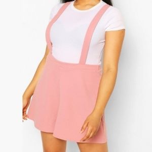 Plus Tailored Short Pinafore